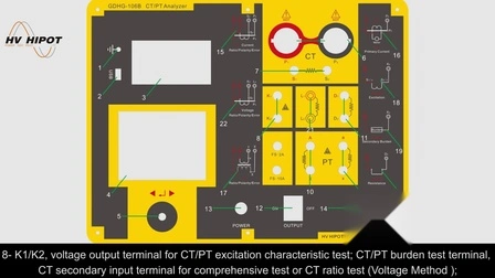 Analyseur de test de courbe caractéristique passionnant HVHIPOT CT / PT avec tension passionnante de 30kV