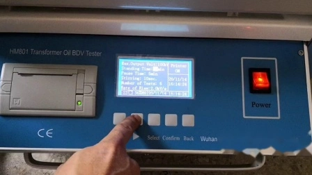 Testeur Bdv de résistance diélectrique de tension de claquage d'huile isolante de transformateur